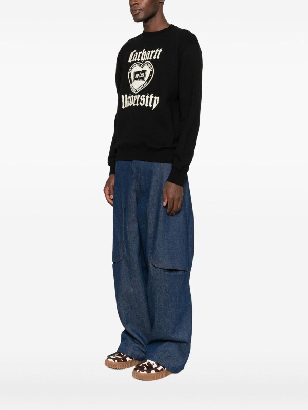 CARHARTT: Suéteres con cuello pico online - Suéter Cuello Redondo - Negro