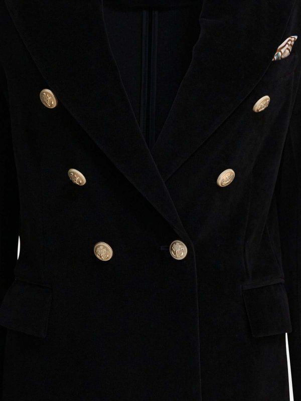 CIRCOLO 1901: blazers online - Cotton Double-Breasted Jacket