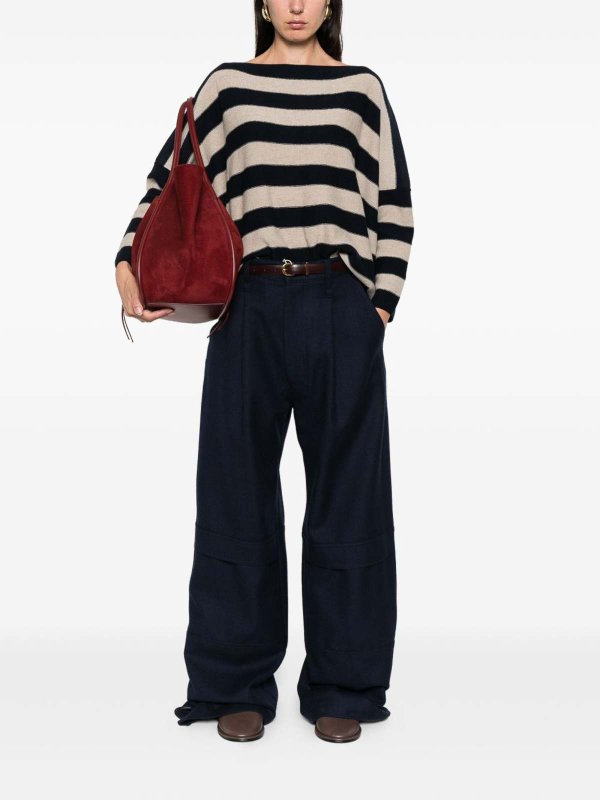 Wool Boat-Neck Sweater shop online: DANIELA GREGIS