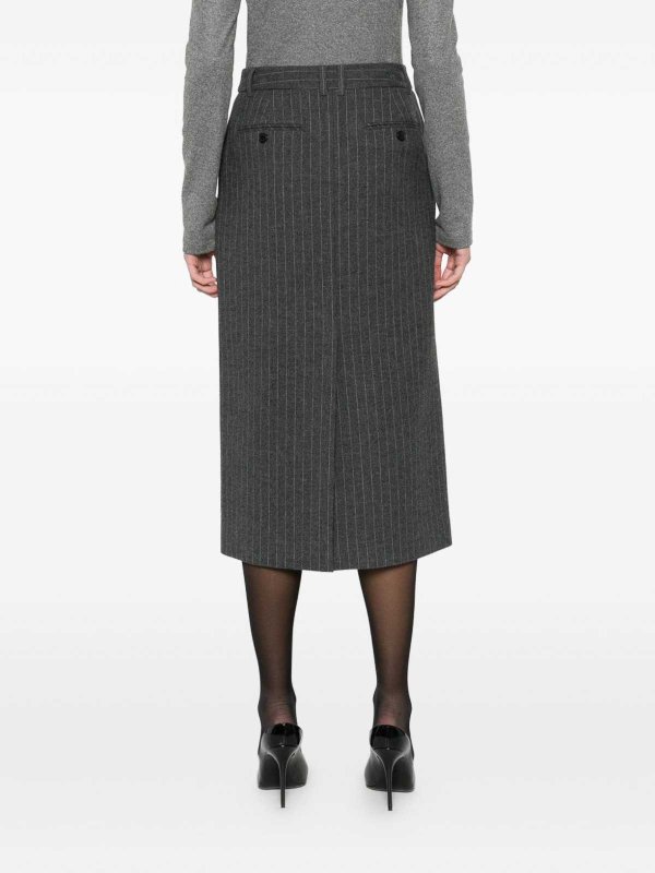 DUNST buy online Falda Semilarga - Gris