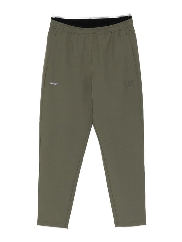 EA7 Emporio Armani: Pantalones casual - Pantalón Casual - Verde