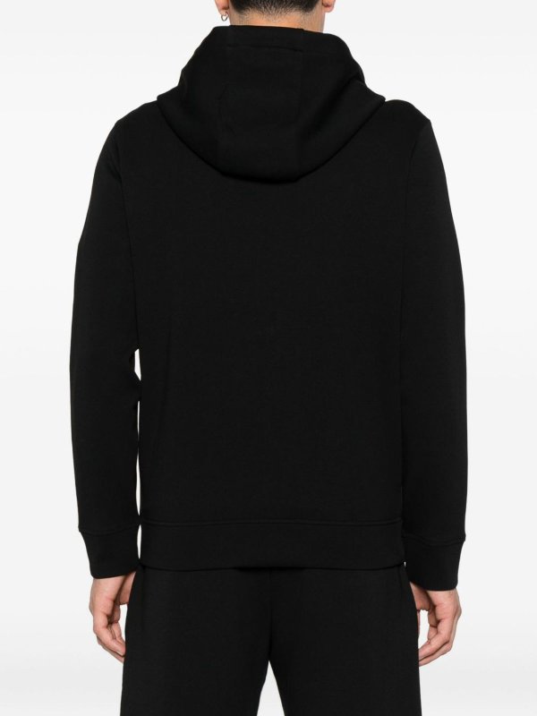 The Best Shops EMPORIO ARMANI: Sweatshirts & Sweaters - Logo Cotton Hoodie
