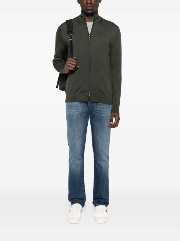 Cárdigan - Verde shop online: EMPORIO ARMANI