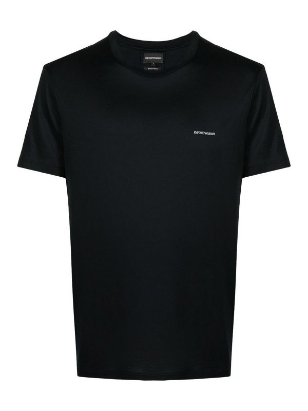 EMPORIO ARMANI: T-shirts - T-Shirt - Bleu