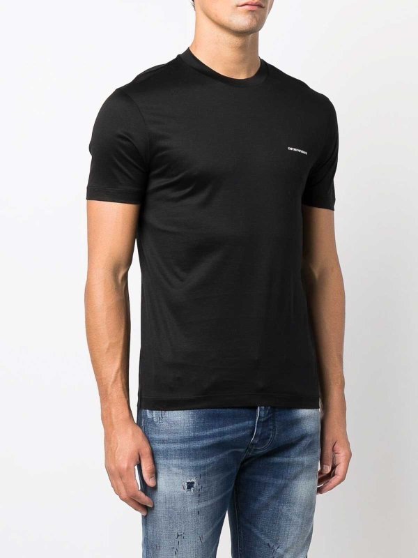 EMPORIO ARMANI: T-shirts online - T-Shirt - Noir