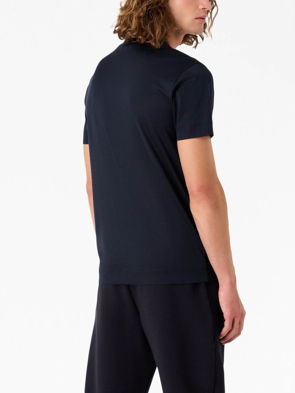 EMPORIO ARMANI: Tシャツ online - Tシャツ - ブルー