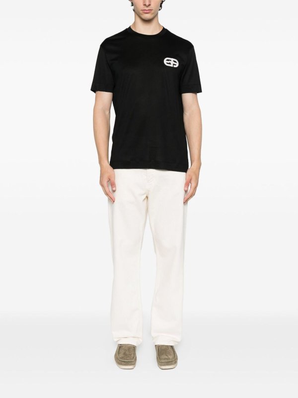 EMPORIO ARMANI: T-shirts online - T-Shirt - Noir