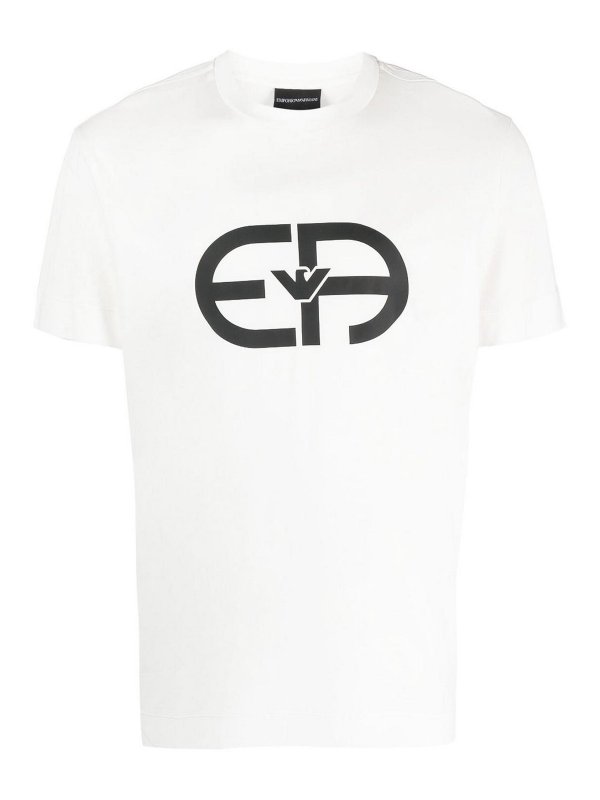 EMPORIO ARMANI: T-shirts - T-Shirt - Blanc