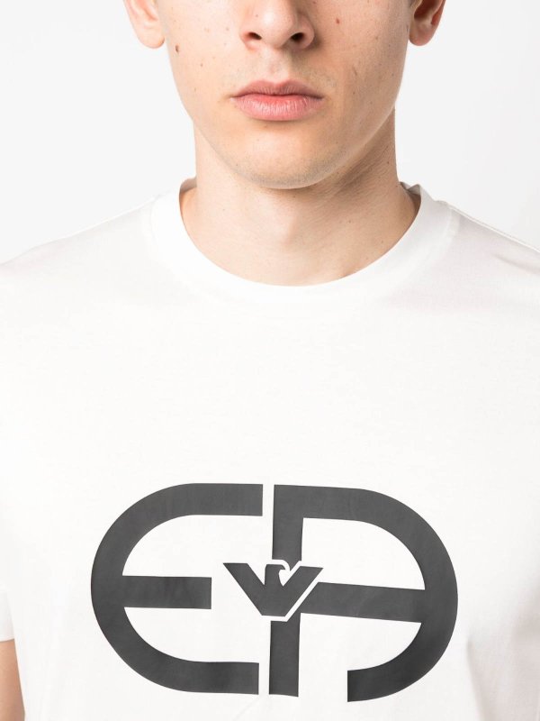 T-Shirt - Blanc shop online: EMPORIO ARMANI