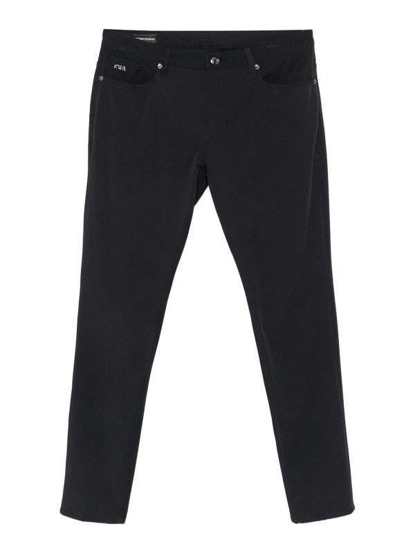 EMPORIO ARMANI: straight leg jeans - Denim Cotton Jeans