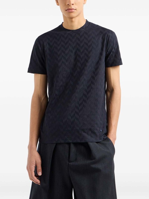 EMPORIO ARMANI buy online Tシャツ - ブルー