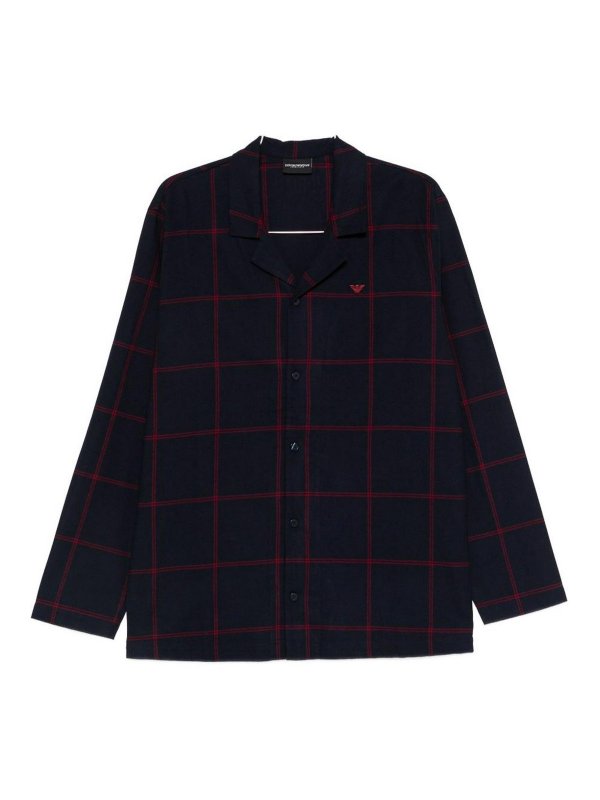 EMPORIO ARMANI: T-shirts - T-Shirt - Blau