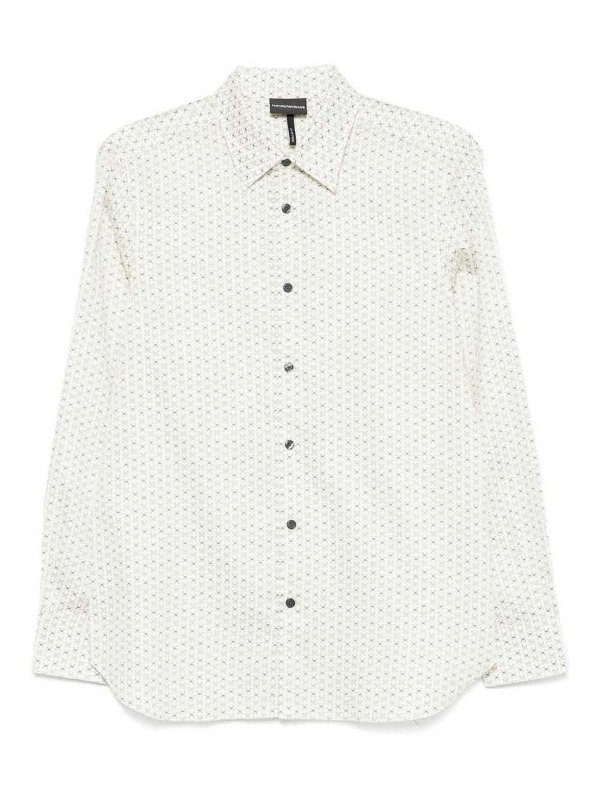 EMPORIO ARMANI: Camisas - Camisa - Blanco