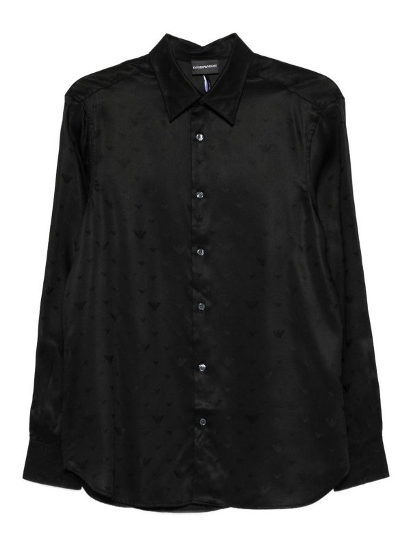EMPORIO ARMANI: Camisas - Camisa - Negro