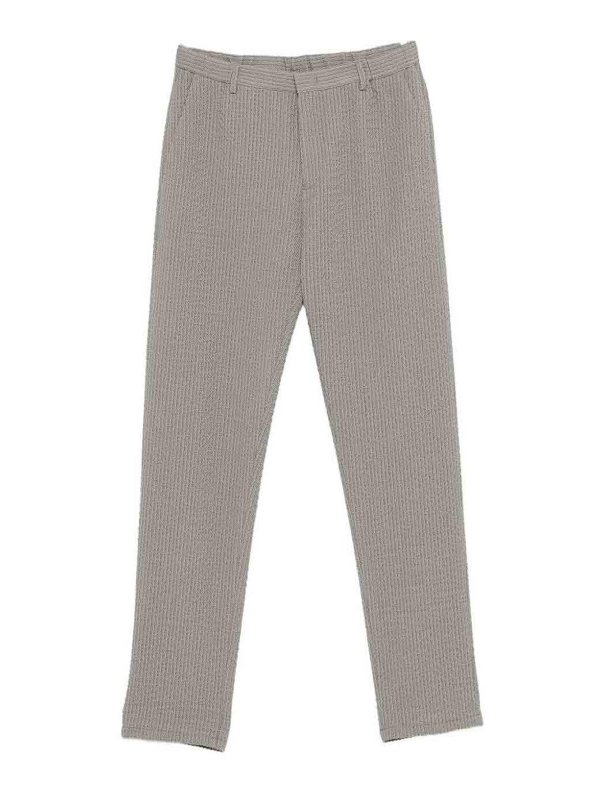 EMPORIO ARMANI: Pantalones casual - Pantalón Casual - Gris