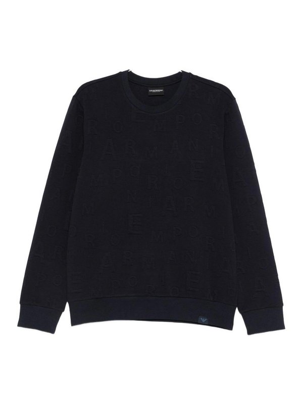 EMPORIO ARMANI: tracksuit bottoms - Cotton Blend Tracksuit