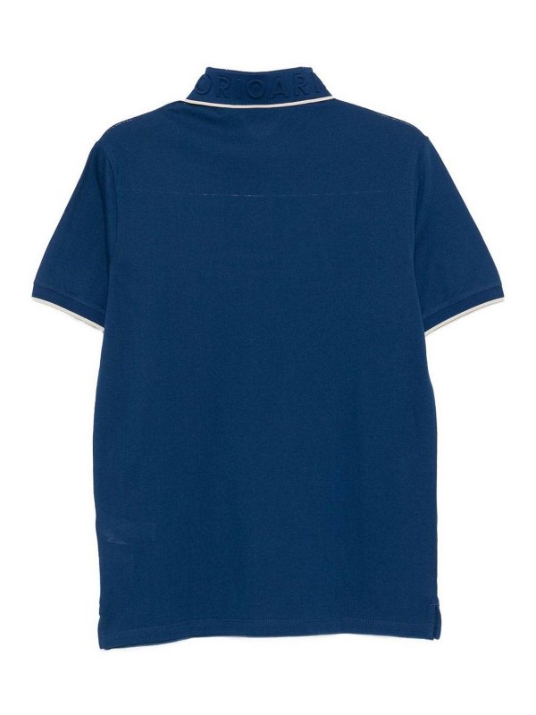 EMPORIO ARMANI: polo shirts online - Logo Cotton Polo Shirt