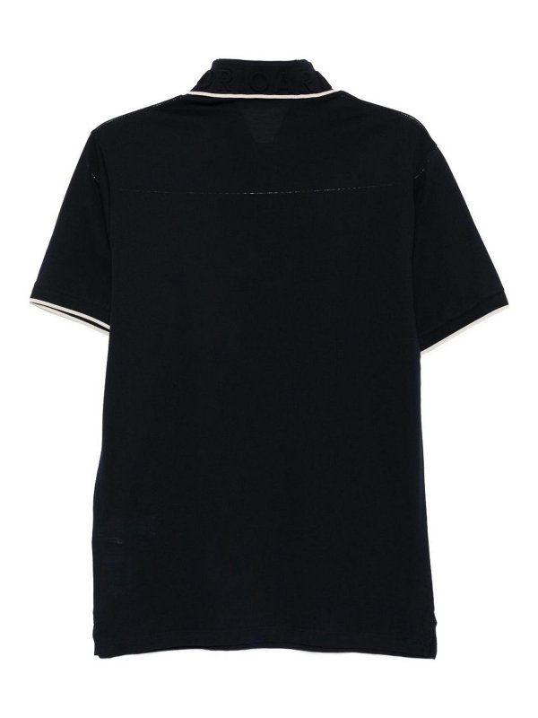 EMPORIO ARMANI: polo shirts online - Logo Cotton Polo Shirt