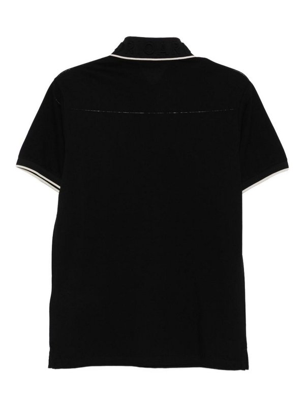 EMPORIO ARMANI: polo shirts online - Logo Cotton Polo Shirt