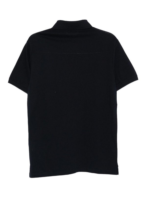 EMPORIO ARMANI: polo shirts online - Logo Cotton Polo Shirt
