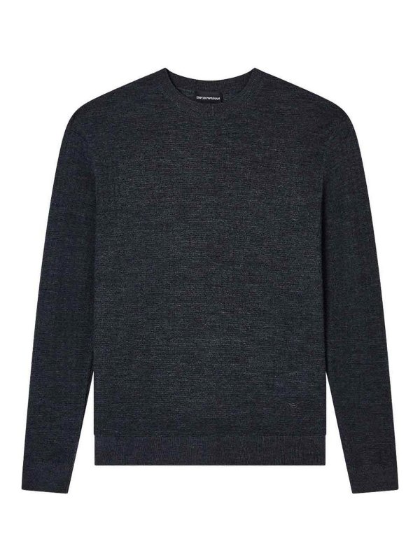 EMPORIO ARMANI: クルーネック - クルーネック - グレー