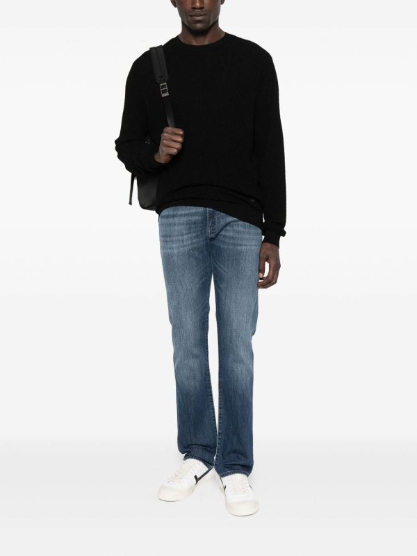 Wool Crewneck Jumper shop online: EMPORIO ARMANI