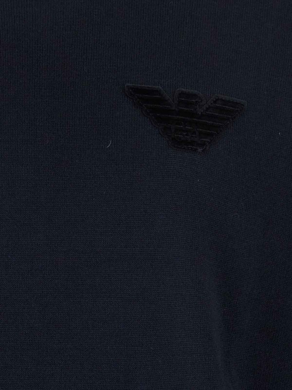 EMPORIO ARMANI: crew necks online - Wool Crewneck Jumper