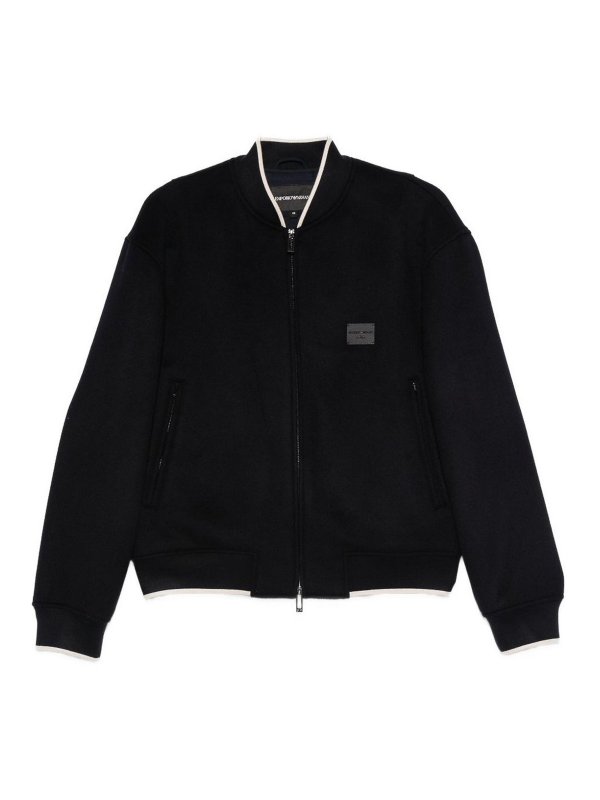 EMPORIO ARMANI: ボンバージャケット - ボンバージャケット - ブルー