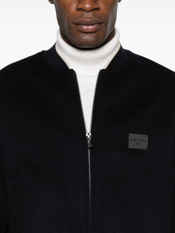 EMPORIO ARMANI: ボンバージャケット online - ボンバージャケット - ブルー