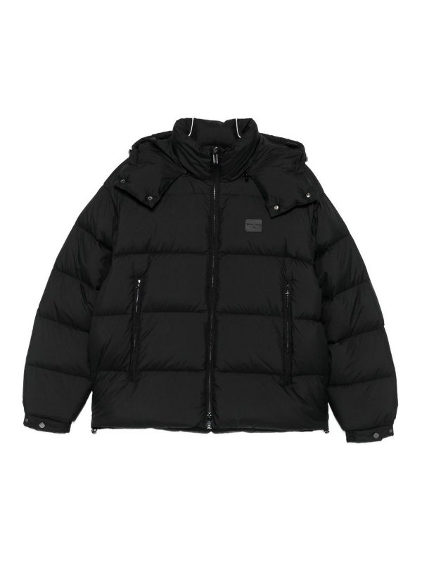 EMPORIO ARMANI: padded jackets - Nylon Short Down Jacket