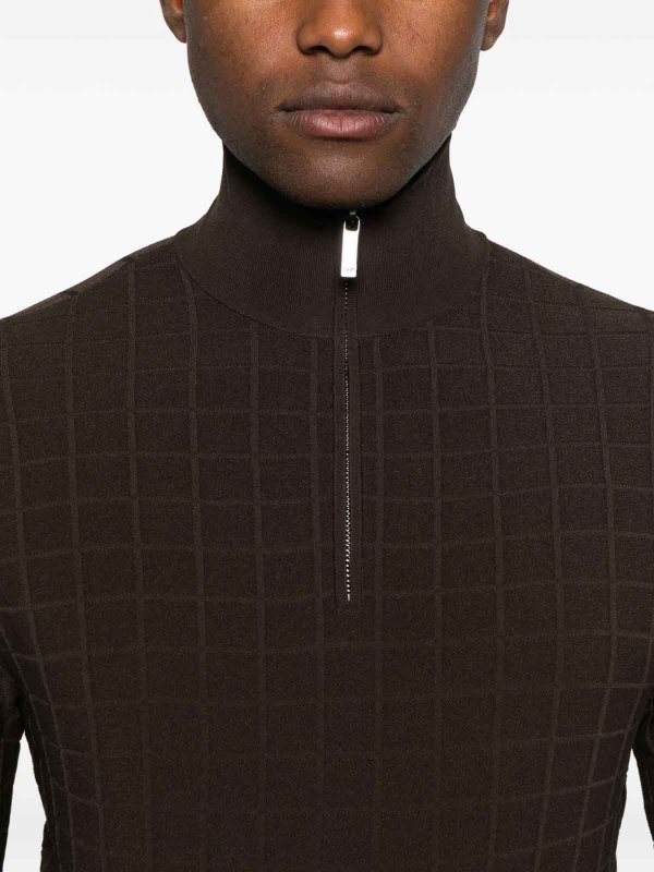 EMPORIO ARMANI buy online タートルネック/ポロネック - ブラウン