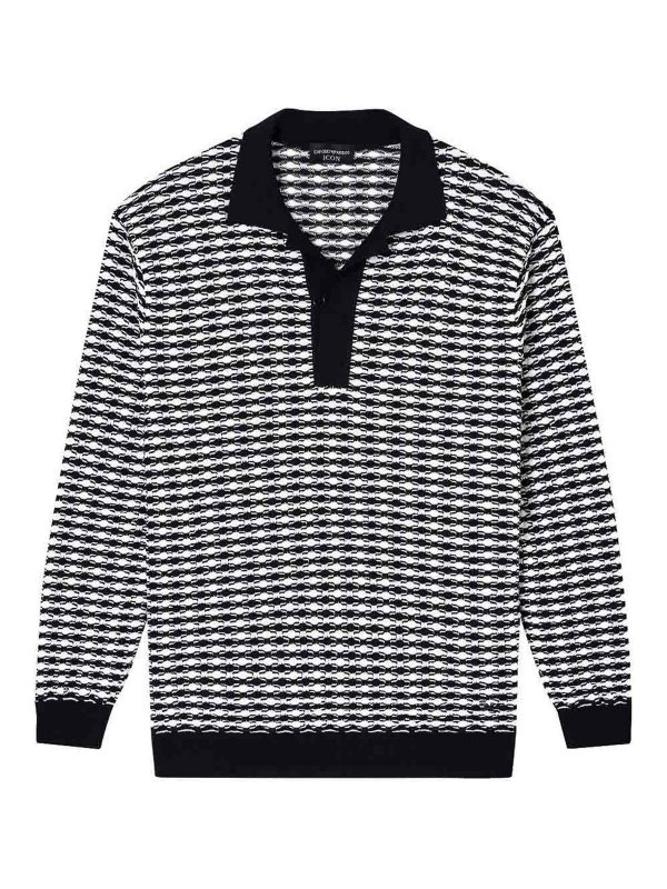 EMPORIO ARMANI: クルーネック - クルーネック - 白