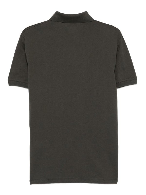 EMPORIO ARMANI: polo shirts online - Logo Cotton Polo Shirt