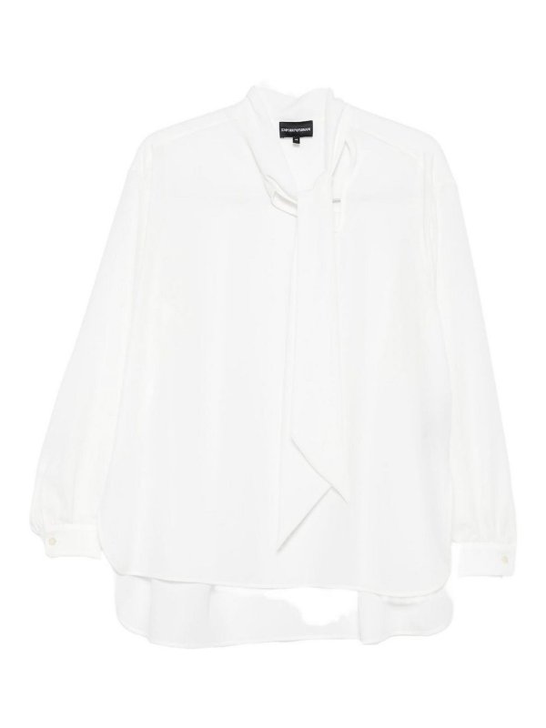 EMPORIO ARMANI: Blouses - Blouse - Blanc
