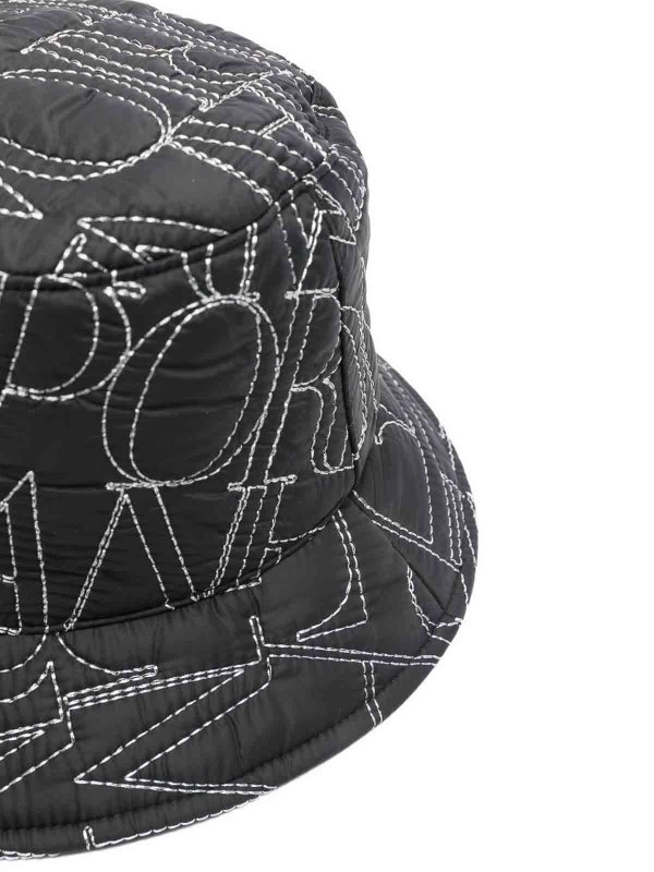 EMPORIO ARMANI: cappelli online - Cappello da pescatore con logo all-over