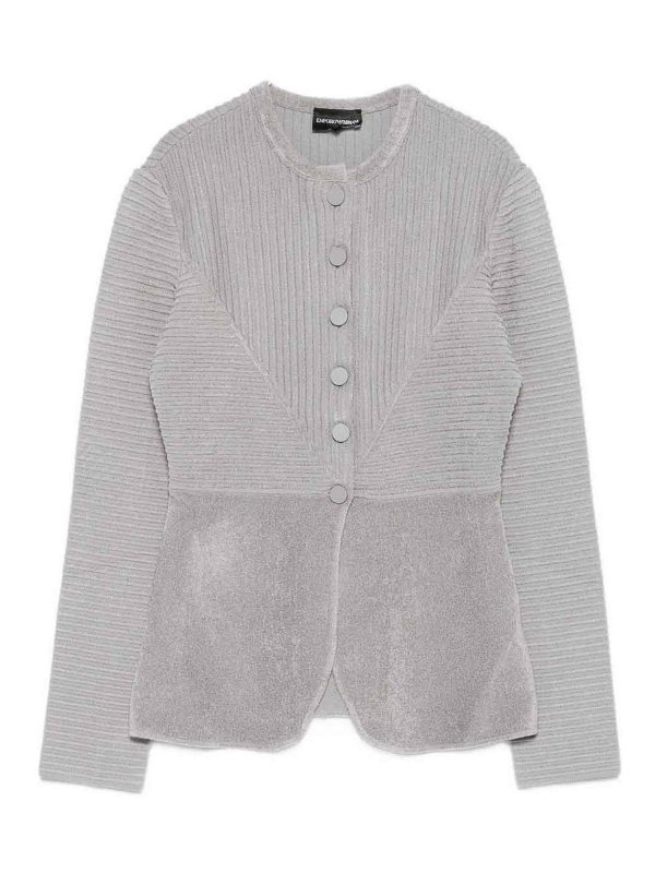 EMPORIO ARMANI: Casualjacken - Casualjacke - Silber