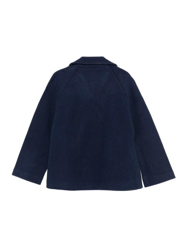 EMPORIO ARMANI: ニーレングスコート online - 膝丈コート - ブルー