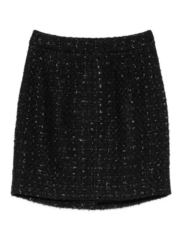 The Best Shops EMPORIO ARMANI: mini skirts - Wool Blend Mini Skirt
