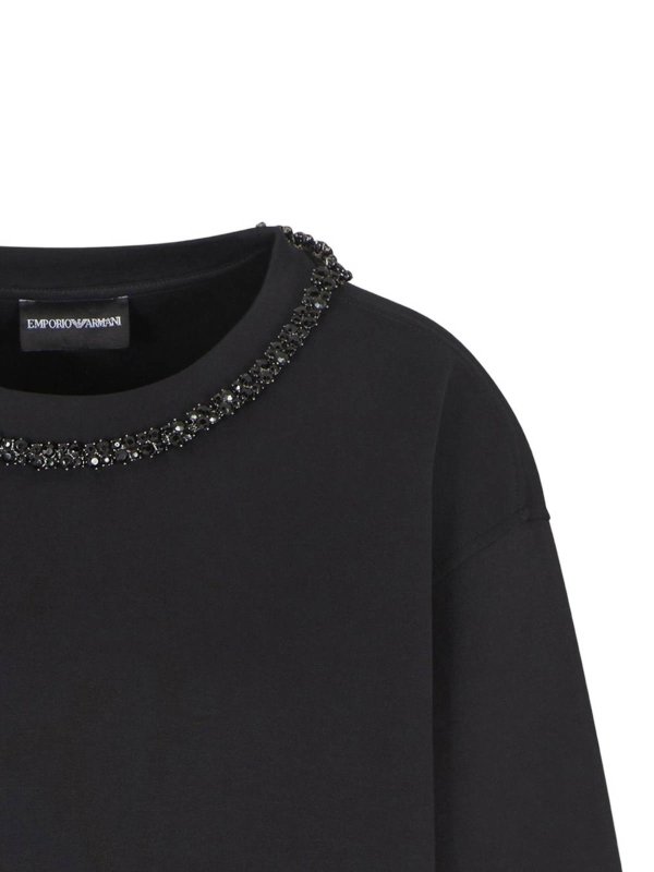 EMPORIO ARMANI: Sudaderas y suéteres online - Sudadera - Negro