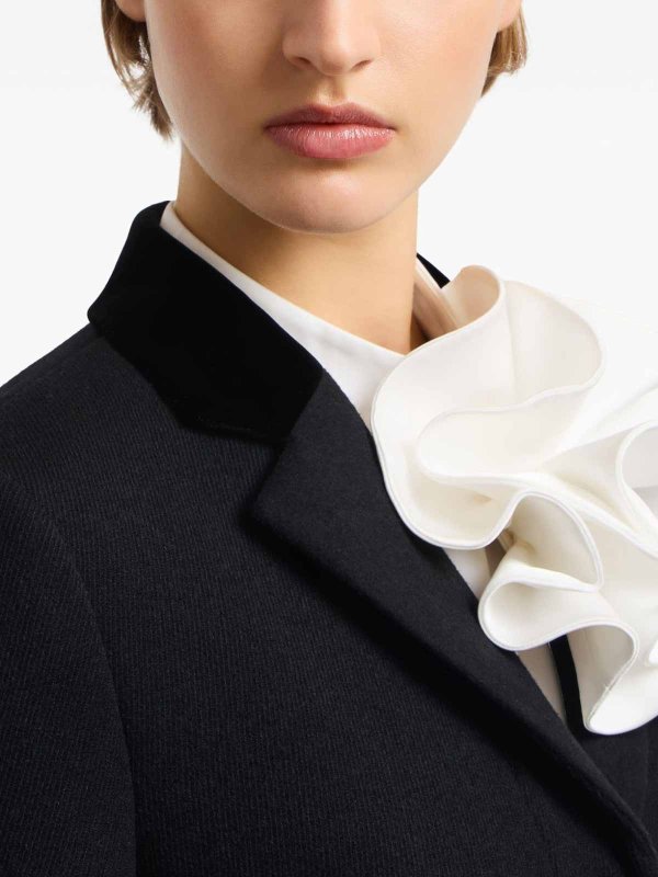 The Best Shops EMPORIO ARMANI: Knielange Mäntel - Knielanger Mantel - Schwarz