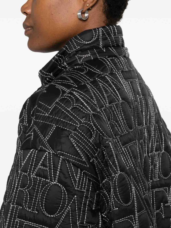 The Best Shops EMPORIO ARMANI: Giubbotto in nylon con logo all-over