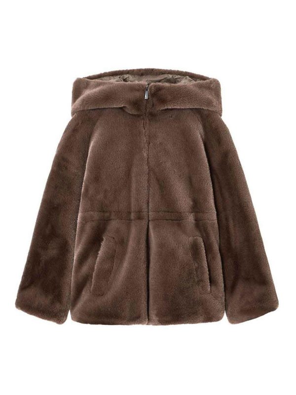 EMPORIO ARMANI: padded jackets - Teddy Blouson Jacket