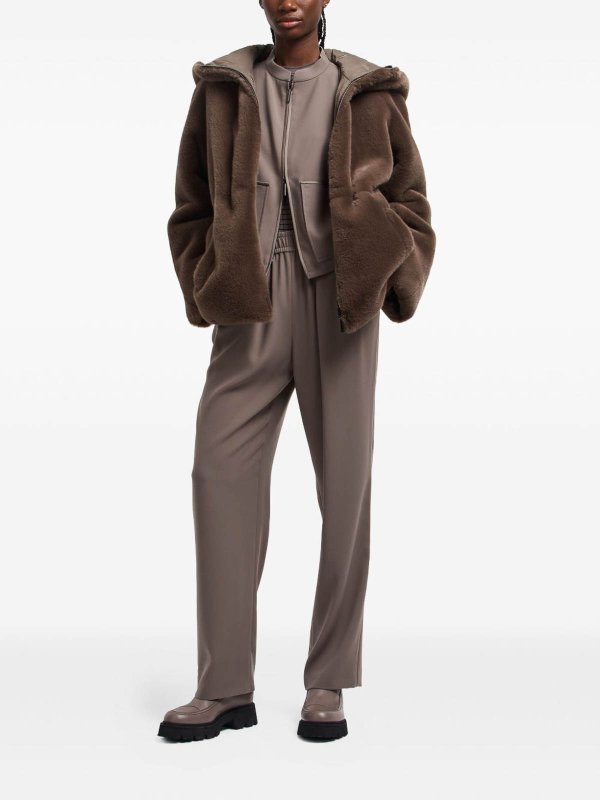 EMPORIO ARMANI: padded jackets online - Teddy Blouson Jacket