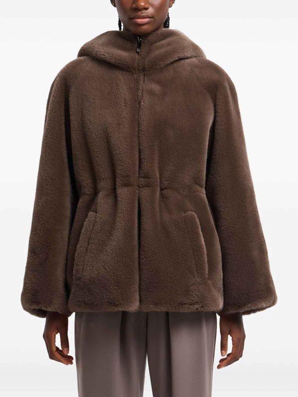 The Best Shops EMPORIO ARMANI: padded jackets - Teddy Blouson Jacket