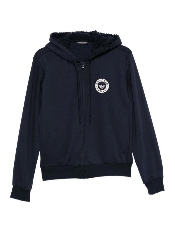 EMPORIO ARMANI: Sweatshirts & Pulls - Sweat-Shirts - Bleu