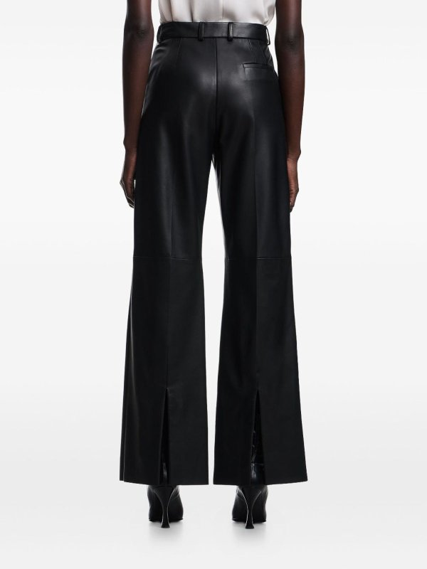 EMPORIO ARMANI: leather trousers online - Leather Trousers