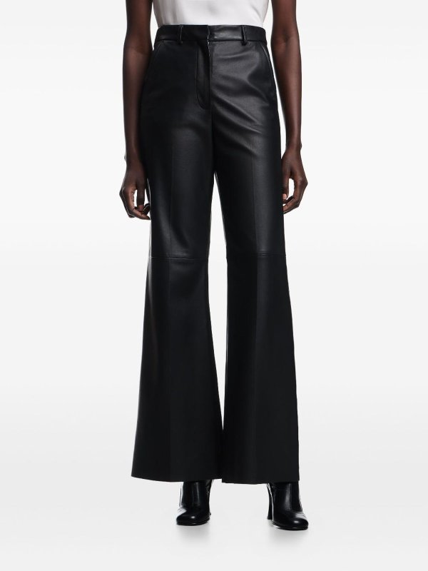 The Best Shops EMPORIO ARMANI: leather trousers - Leather Trousers