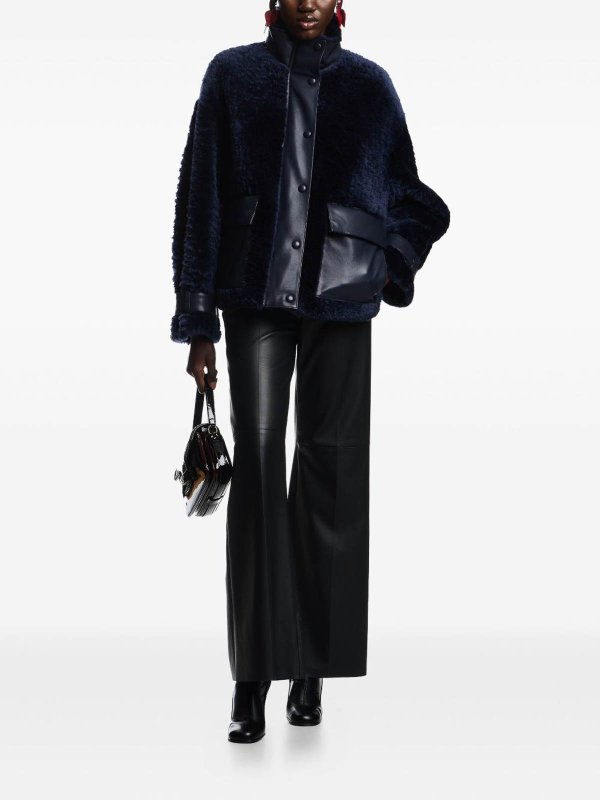 EMPORIO ARMANI buy online Leather Trousers