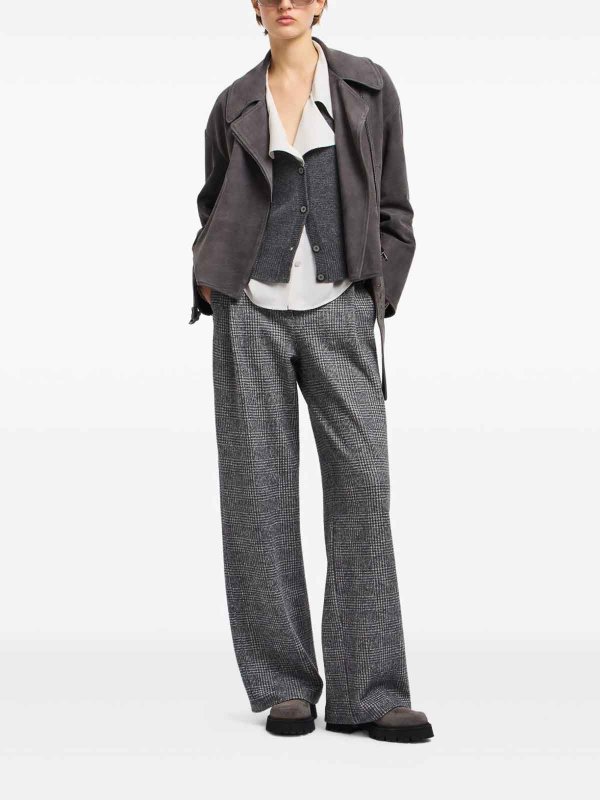 The Best Shops EMPORIO ARMANI: Chaquetas de cuero - Chaqueta De Cuero - Gris