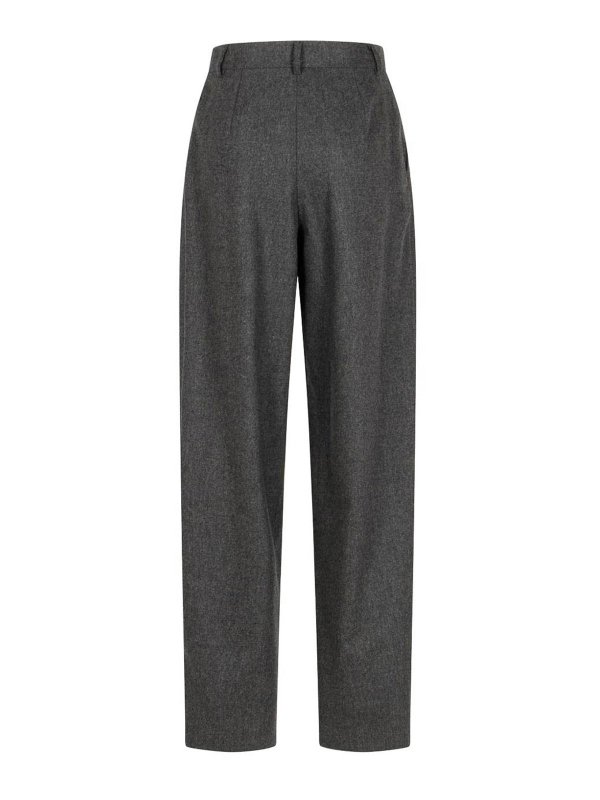 EMPORIO ARMANI: pantaloni casual online - Pantaloni a quadri in lana